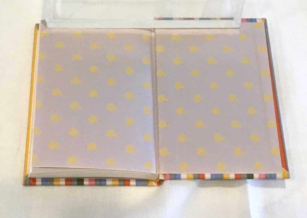 Anything Book Multi Color Striped Notebook
