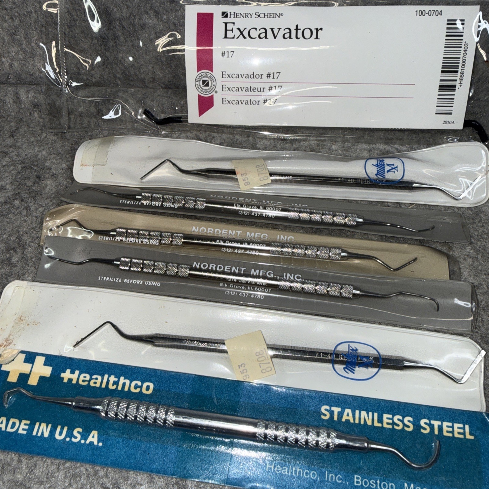 LOT Dental Picks And Pliers Hygiene Instruments Dentistry Tools