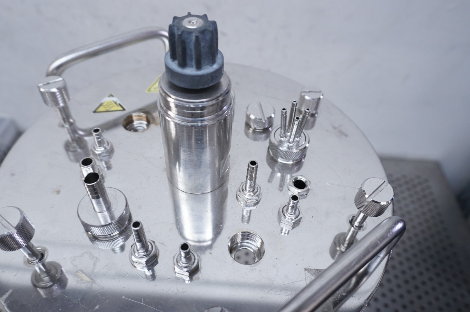 Sartorius Stedum Bioreactor headplate stirrer 1.4404/4436