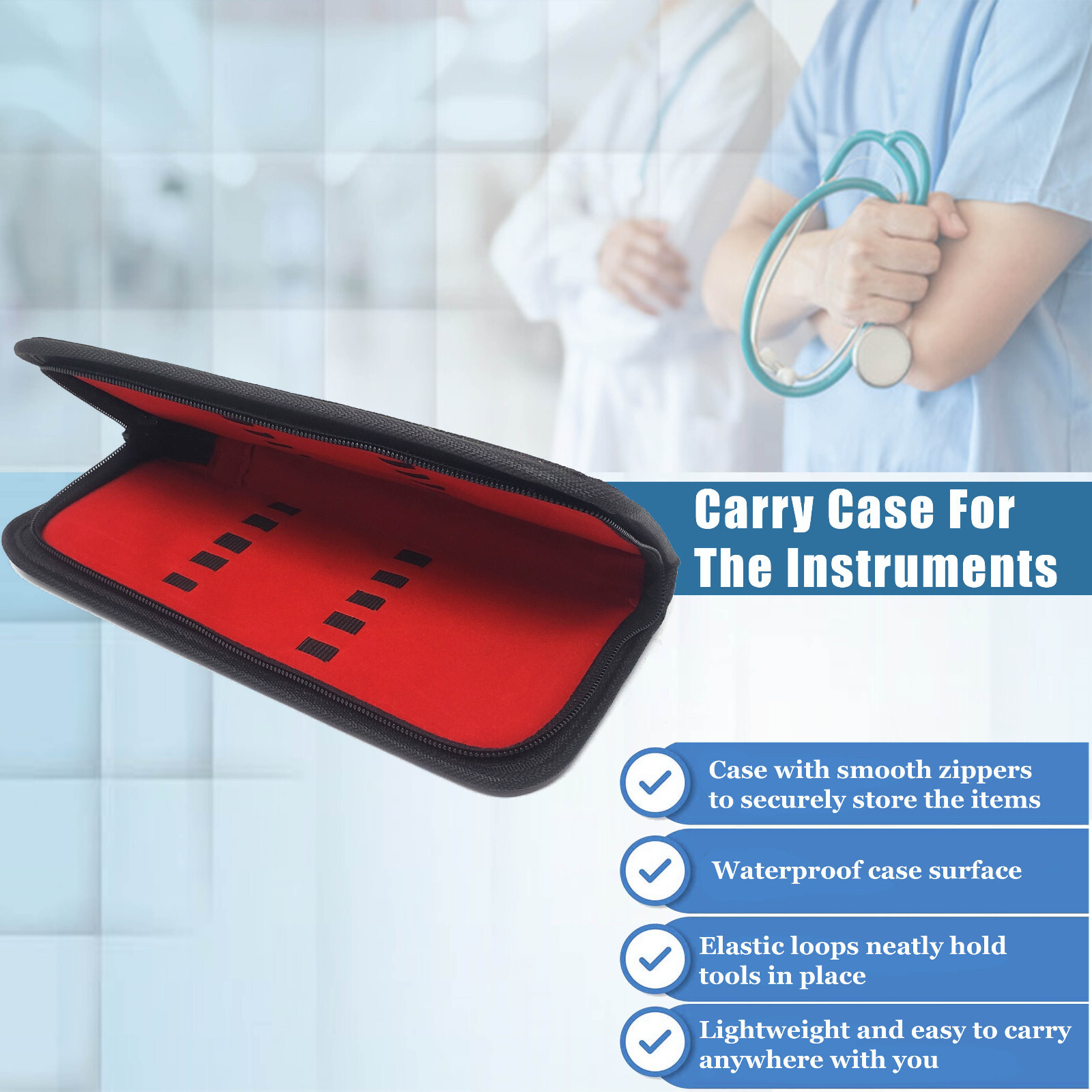 NEW University Biology Dissection Kit with Zipper Case Student Science Education