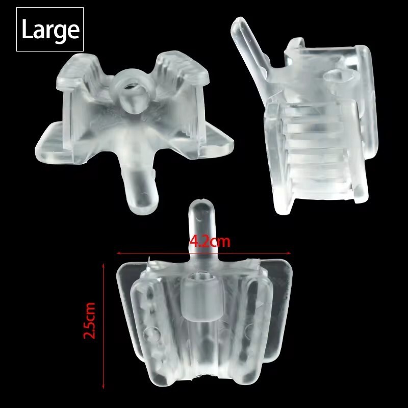 Dental Autoclavable Bite Block Clear Mouth Prop Holding Saliva Ejector Suction