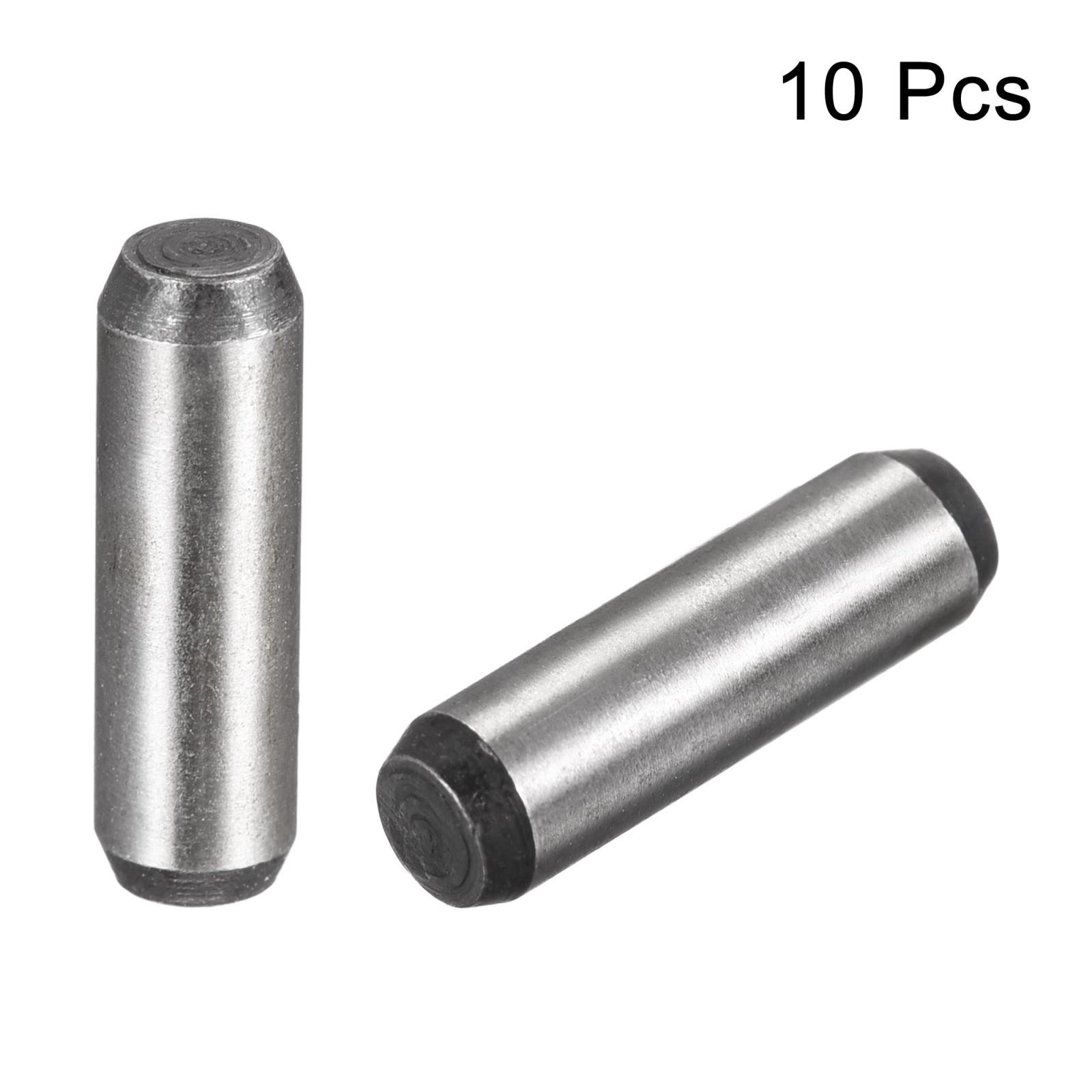 3/16-Inch x 5/8-Inch Dowel Pins Heat Treated Alloy Steel Bright Finish 10pcs