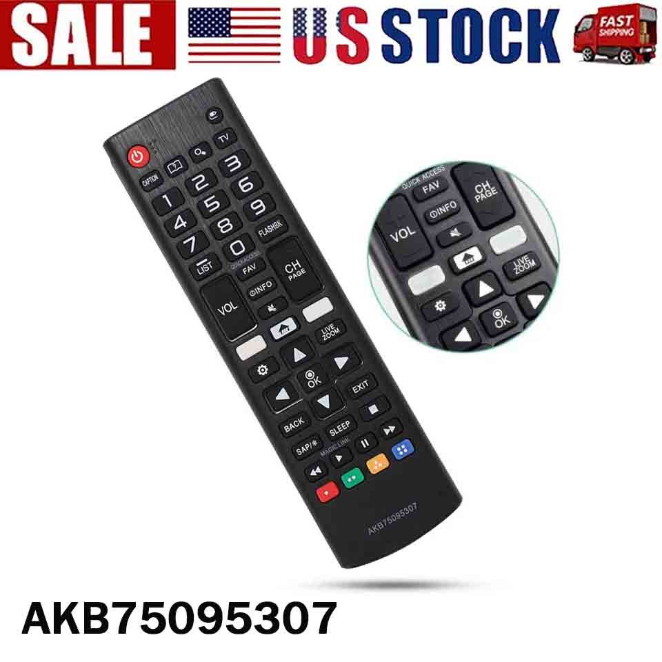 New Replacement TV Remote AKB75095307 For LG All Model LCD LED OLED Smart TV