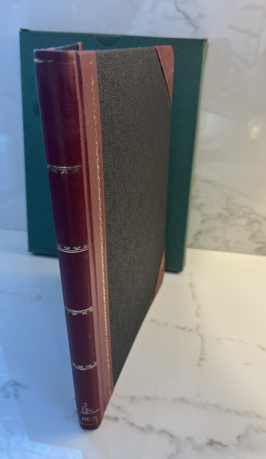 VTG Boorum & Pease Standard Blank Book columnar record no 21 150 pg NOS USA made