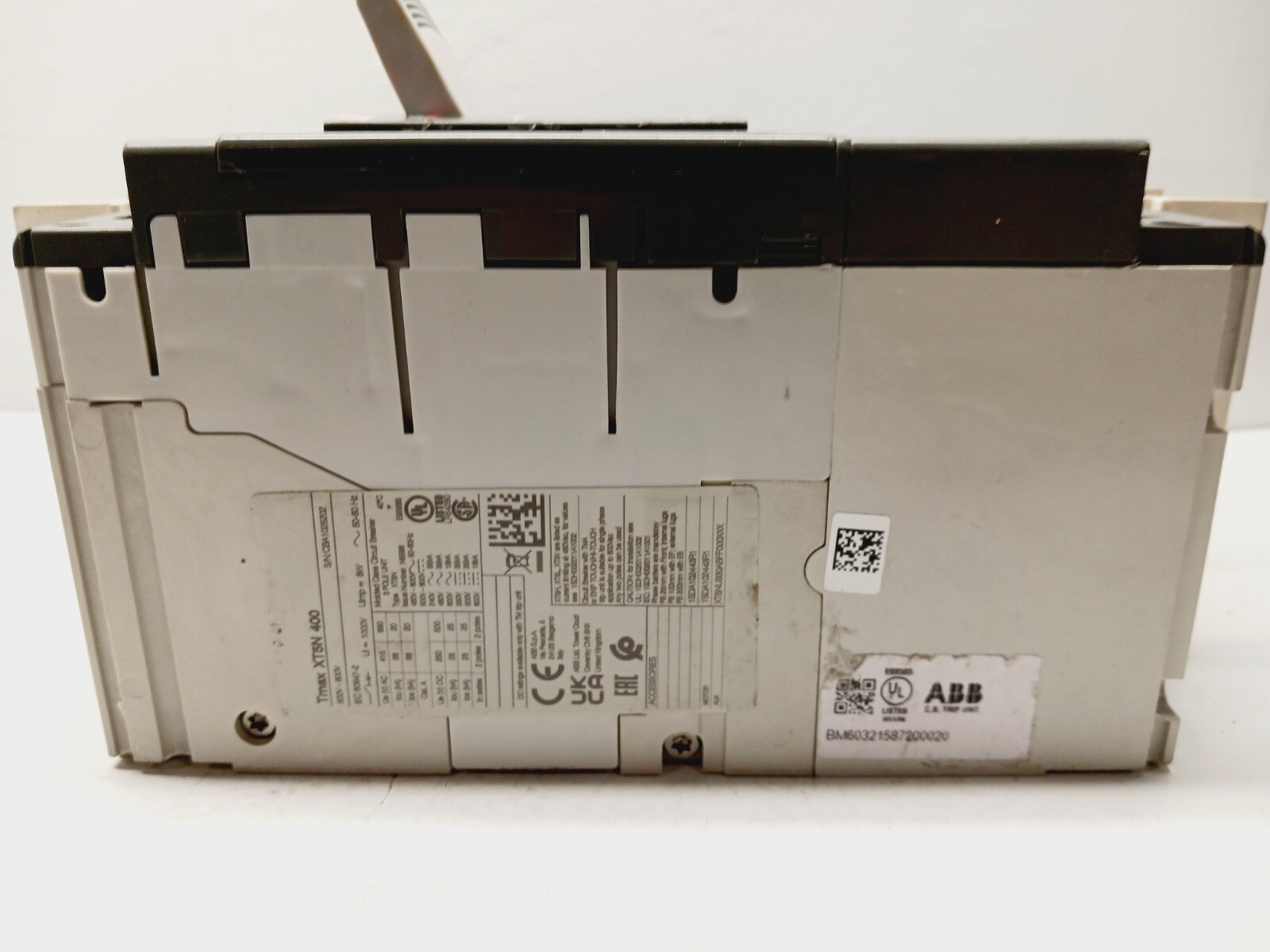 ABB TMAX 400 Amp Circuit Breaker 3 Pole 600 VAC XT5N400