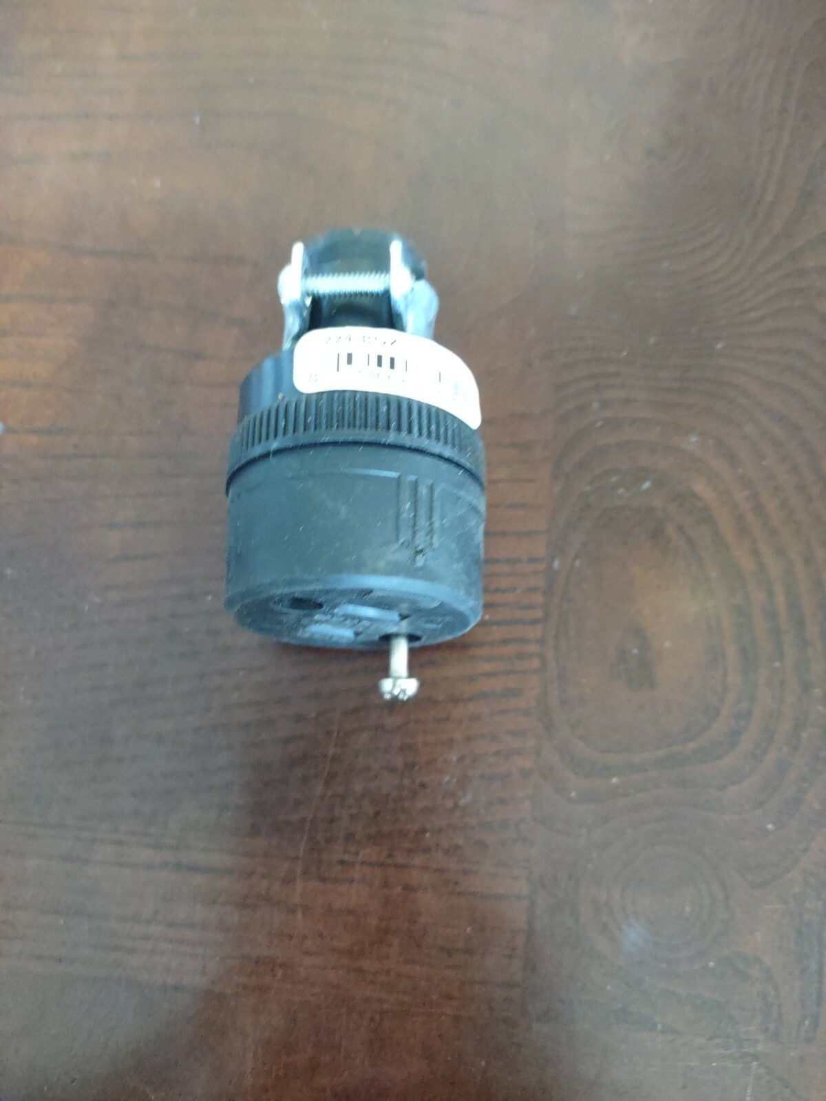 Eagle Thermoplastic Straight Blade Rubber Connector 15A 125V NEMA 1-15R Bulk 224