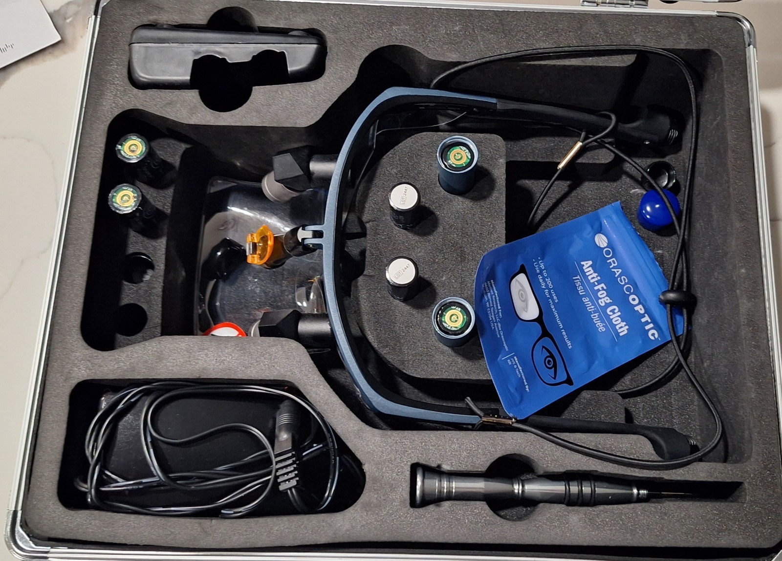 Orascoptic Dragonfly Dental Loupes 5.0x TTL with LED Headlight & Case