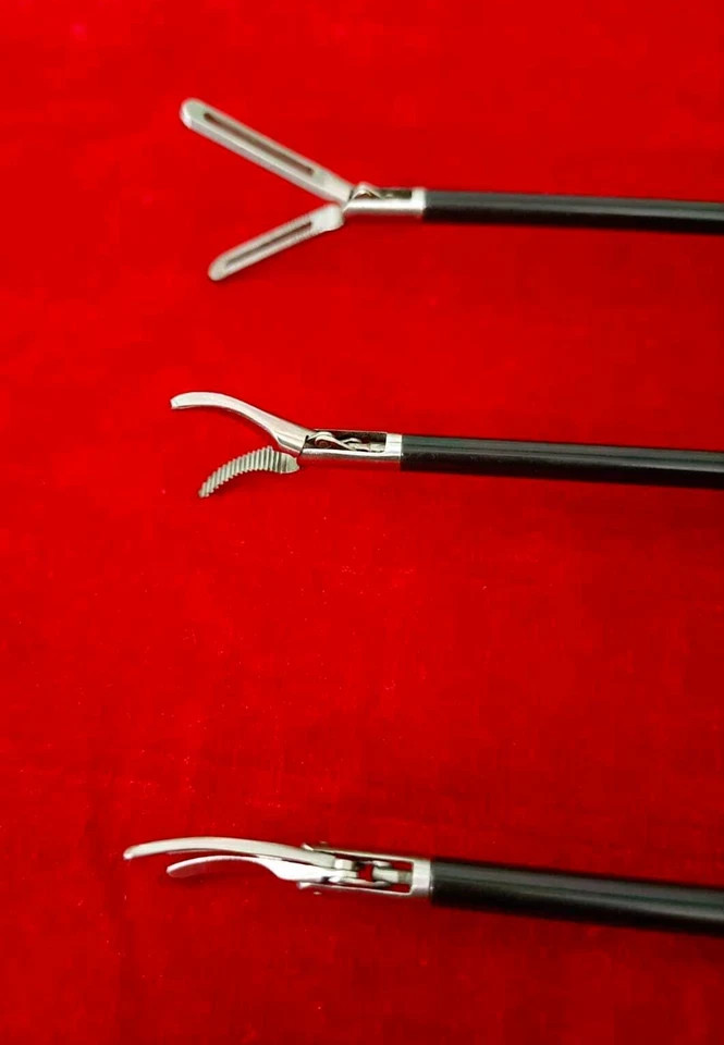 3PCS Laparoscopic Maryland /Fenestrated /Curved Scissor 5mmx330mm Instruments CE
