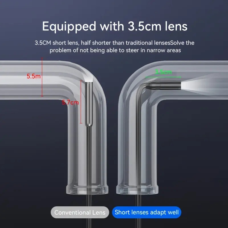 Endoscope Borescope Camera with Light, 16.5ft Waterproof Snake Inspection Camera