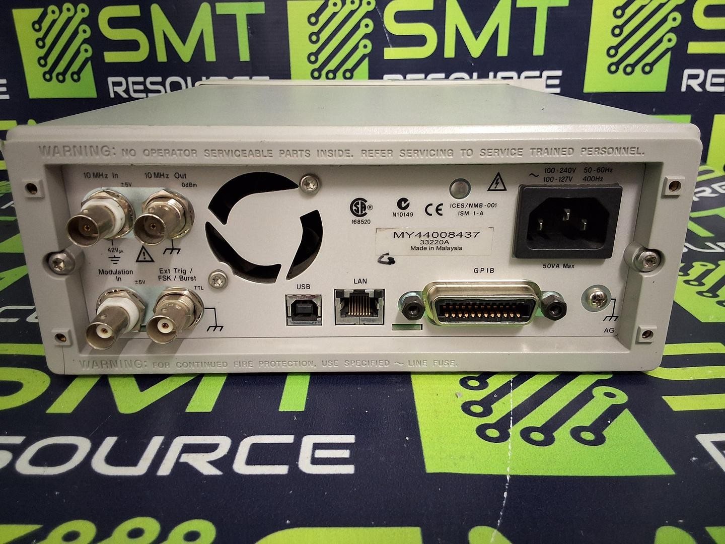 AGILENT / KEYSIGHT 33220A 20MHz FUNCTION / ARBITRARY WAVEFORM GENERATOR – TESTED