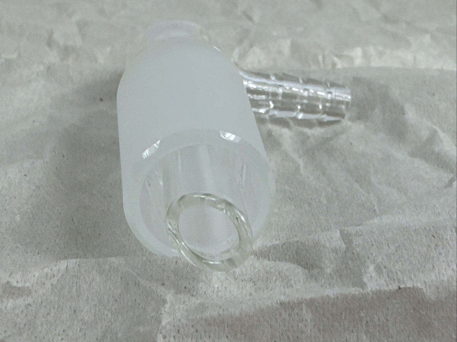 Chemglass CG-1049-A-24 Luer Adapter 24/40 Joint Brand New