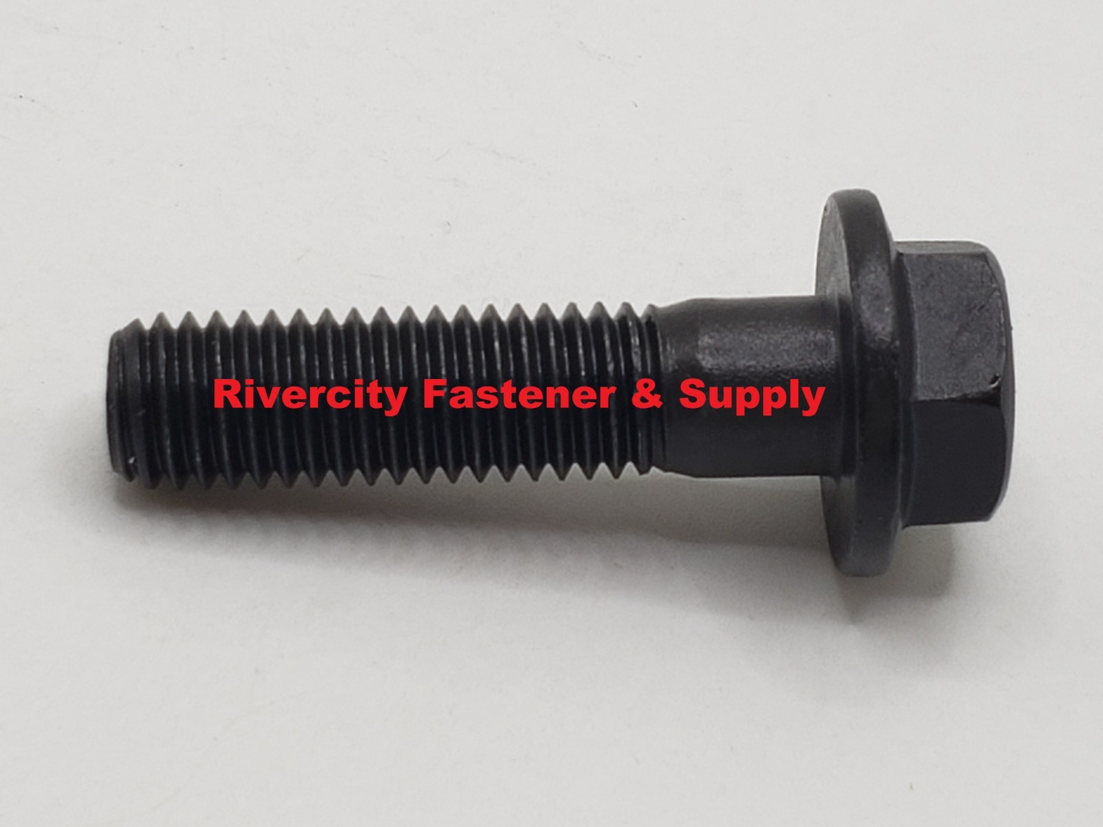 (25) M10-1.5 x 40 Metric Hex Flange Bolts 10mm x 40mm Screws M10x1.5×40 Black