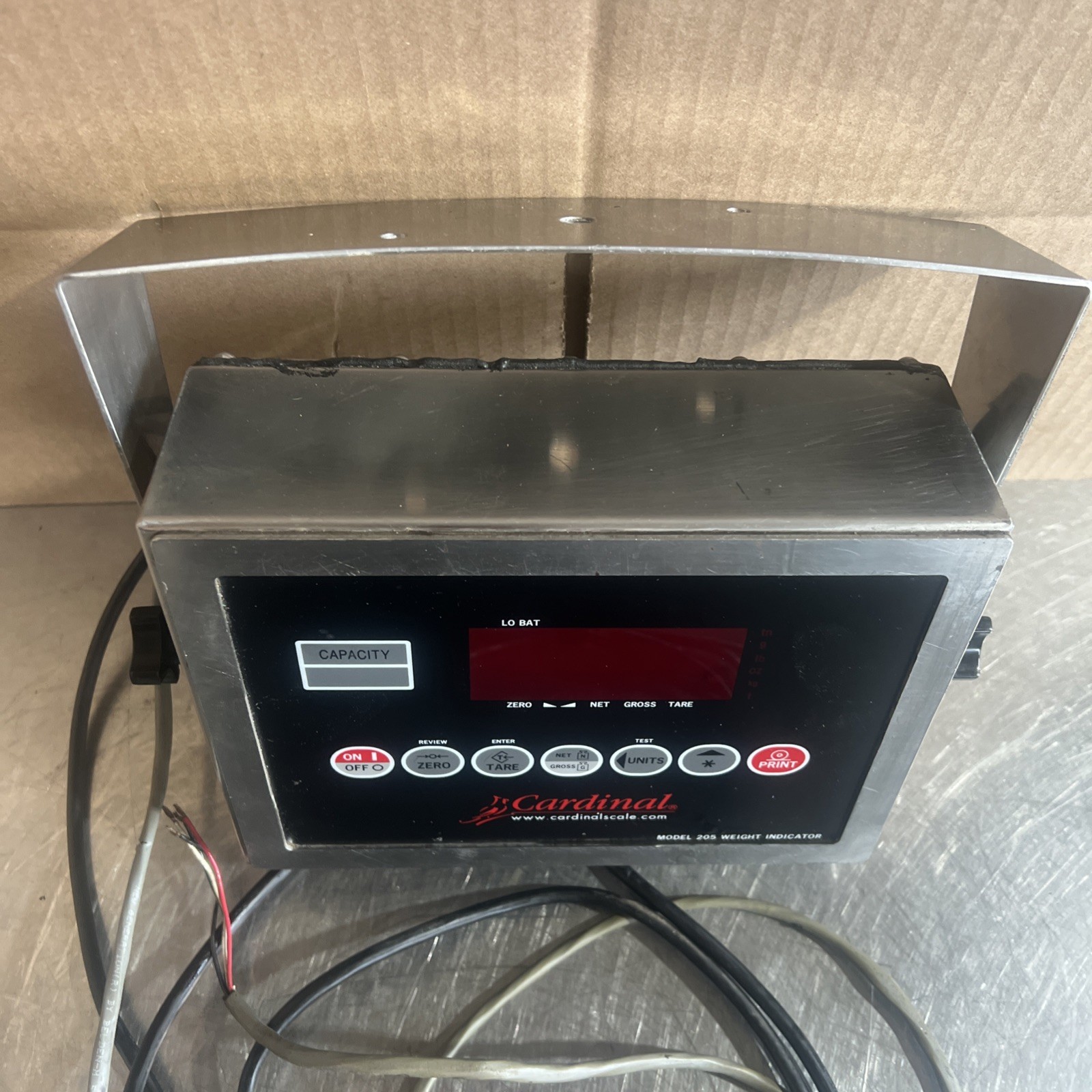 CARDINAL DETECTO Model 205 WEIGHT INDICATOR Used Surplus