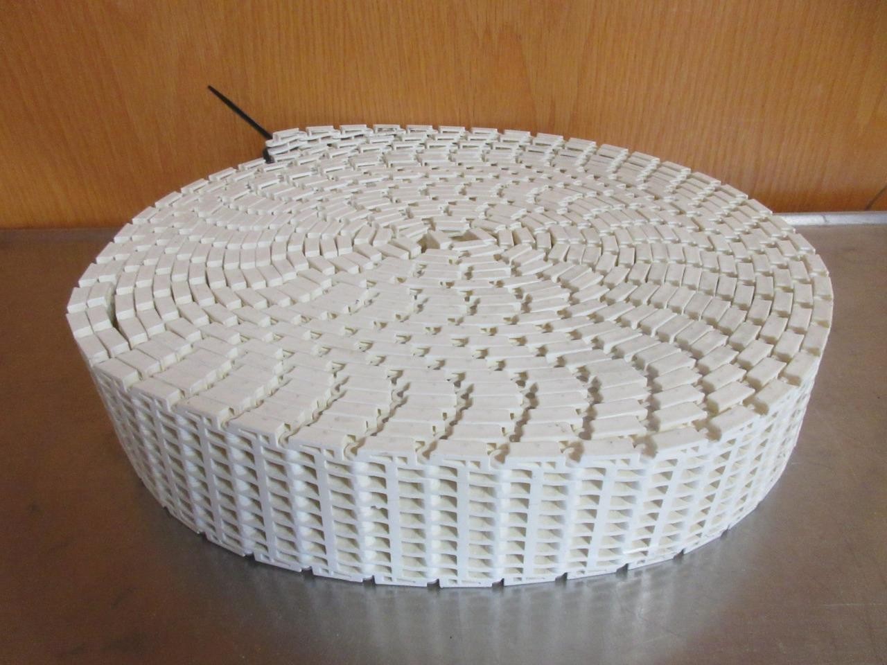 INTRALOX SERIES 1100 BELT LENGTH: 50.0 FT WIDTH 3.0 INCH NSNP WHITE POLY ROLL