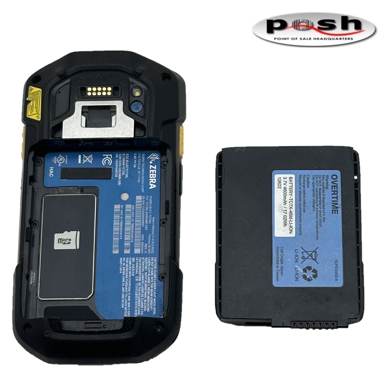Zebra TC720L-0ME24B0-NA3 Mobile Scanner W/ Battery included