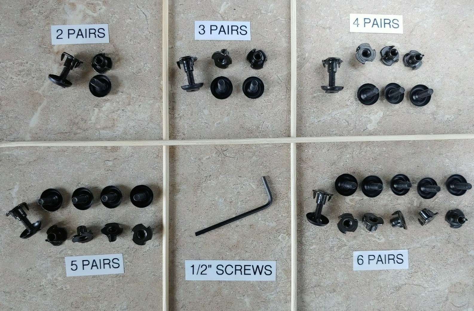 1/2″ Screw Nut Holster Hardware for Safariland Leg Shroud, UFA, DFA to QLS, MLS