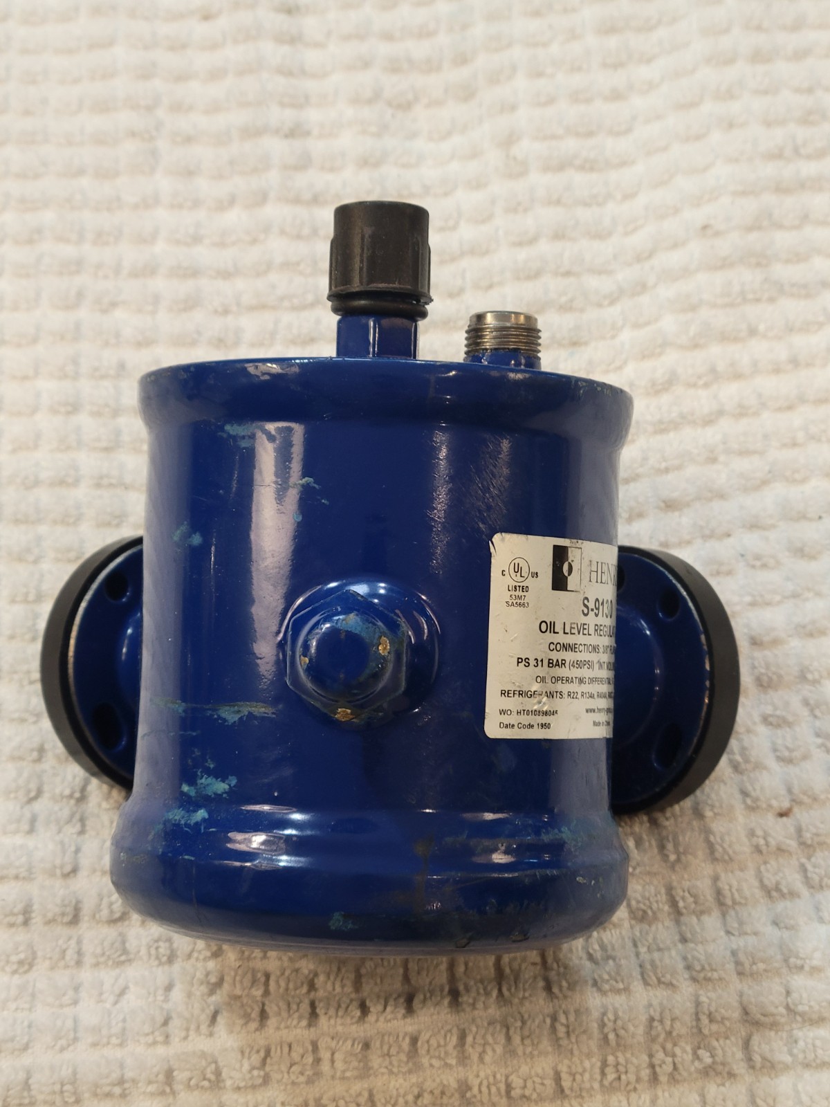 HENRY TECHNOLOGIES S-9130 450PSI 3/8″ NSNP Oil Level Regulator Free Shipping