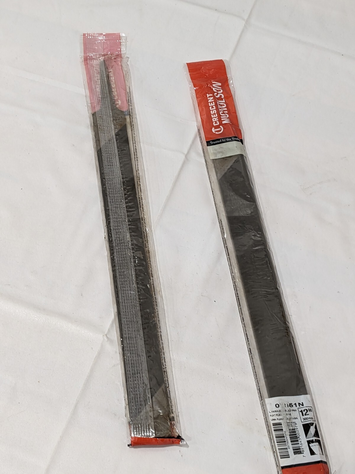 Crescent 12″ Flat Fine Cut Long Angle Lathe Hand File Qty 2 07851N