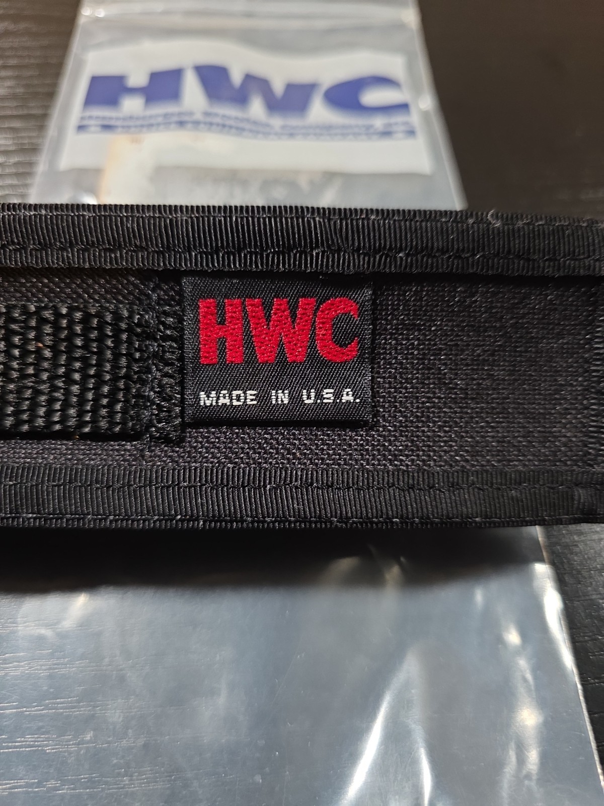 HWC Nylon Flashlight Holder Streamlight Stinger Duty Belt Police Black NEW NOS