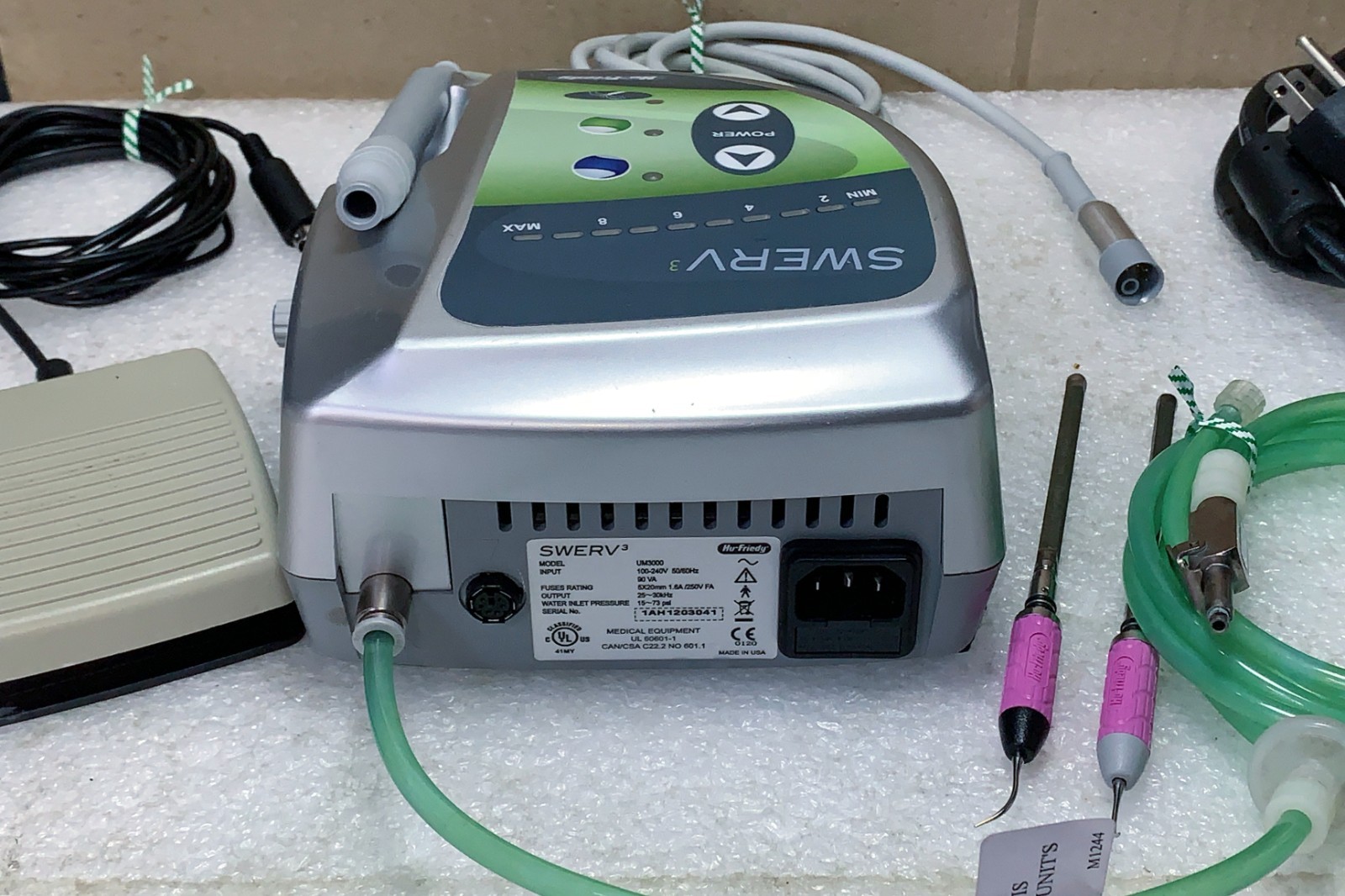 Hu-Friedy SWERV3 UM3000 30K Scaler + Tips, 90-Day Warranty
