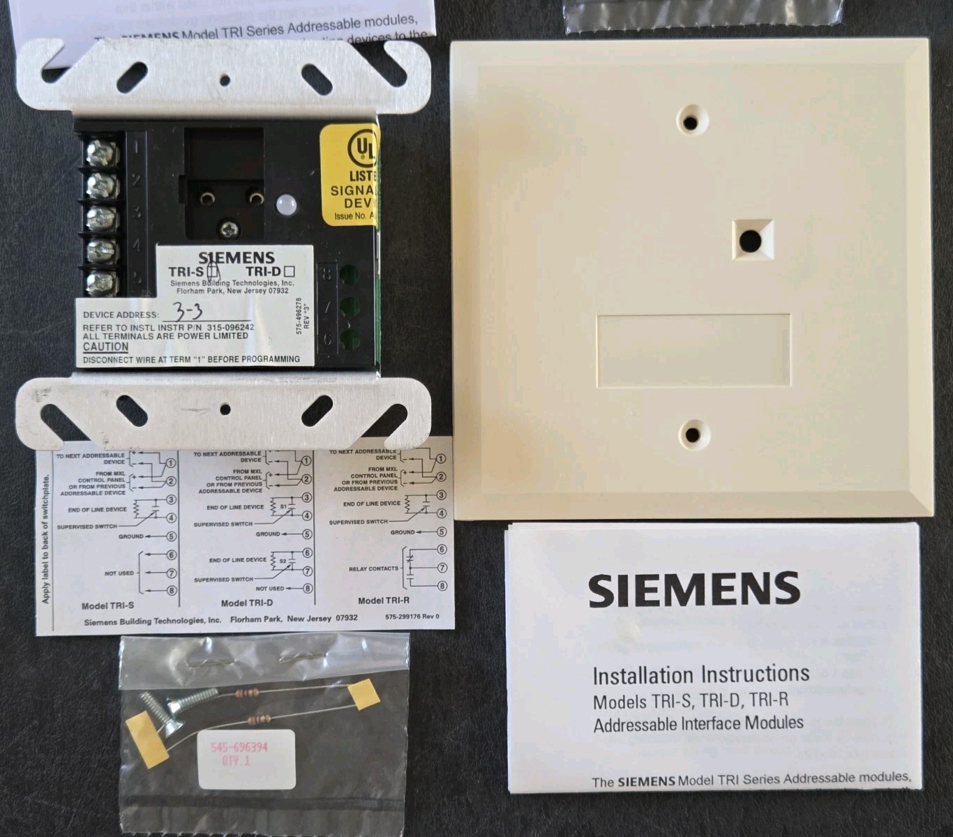 SIEMENS TRI-S SINGLE INPUT INTELLIGENT INTERFACE MODULE 575-496278 – NEW 5 AVAIL