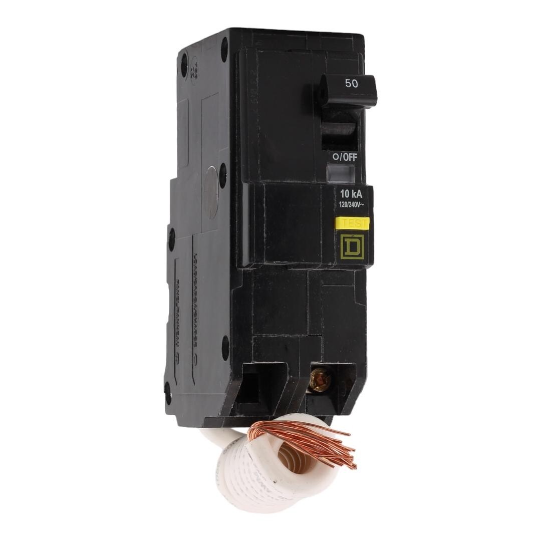 NEW IN BOX Square D QO250GFI Ground Fault Circuit Breaker 2 Pole 50A 120/240V