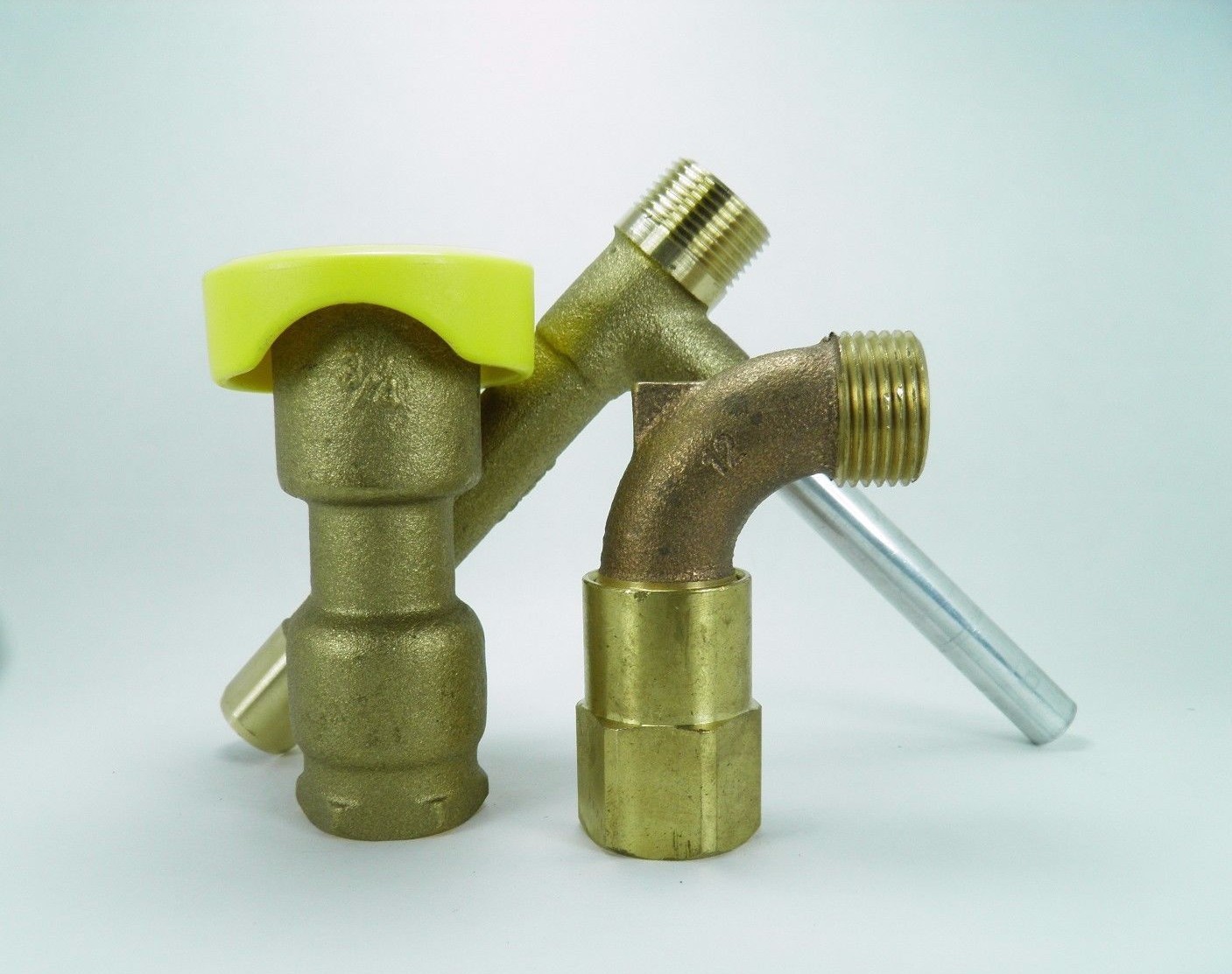 3/4″ COMMERCIAL QUALITY BRASS QUICK COUPLER VALVE , MATCHING KEY AND HOSE SWIVEL