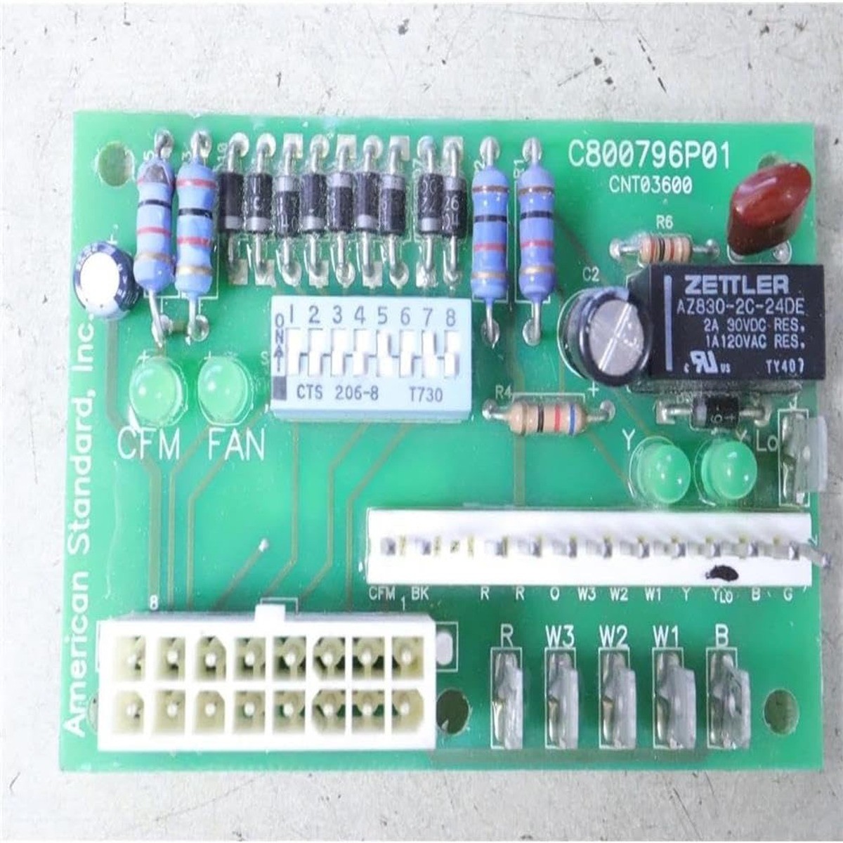 Trane American Standard Furnace Control Board C800796P01 CNT03600 Open Box