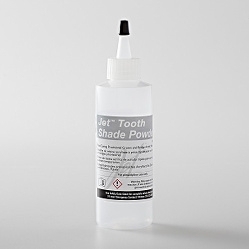 Lang Jet Tooth Shade Powder Fast Curing Crown and Bridge Acrylic 62/A2 2 oz.