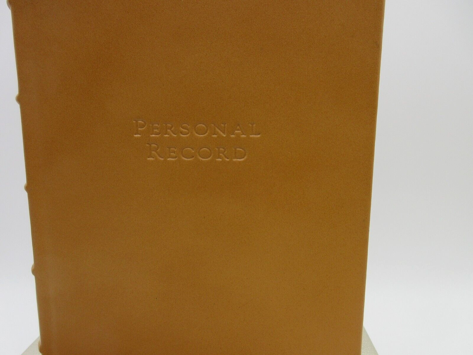 Personal Record: A Lifetime Memoir Heirloom Quality 8″ Leather Journal Levenger