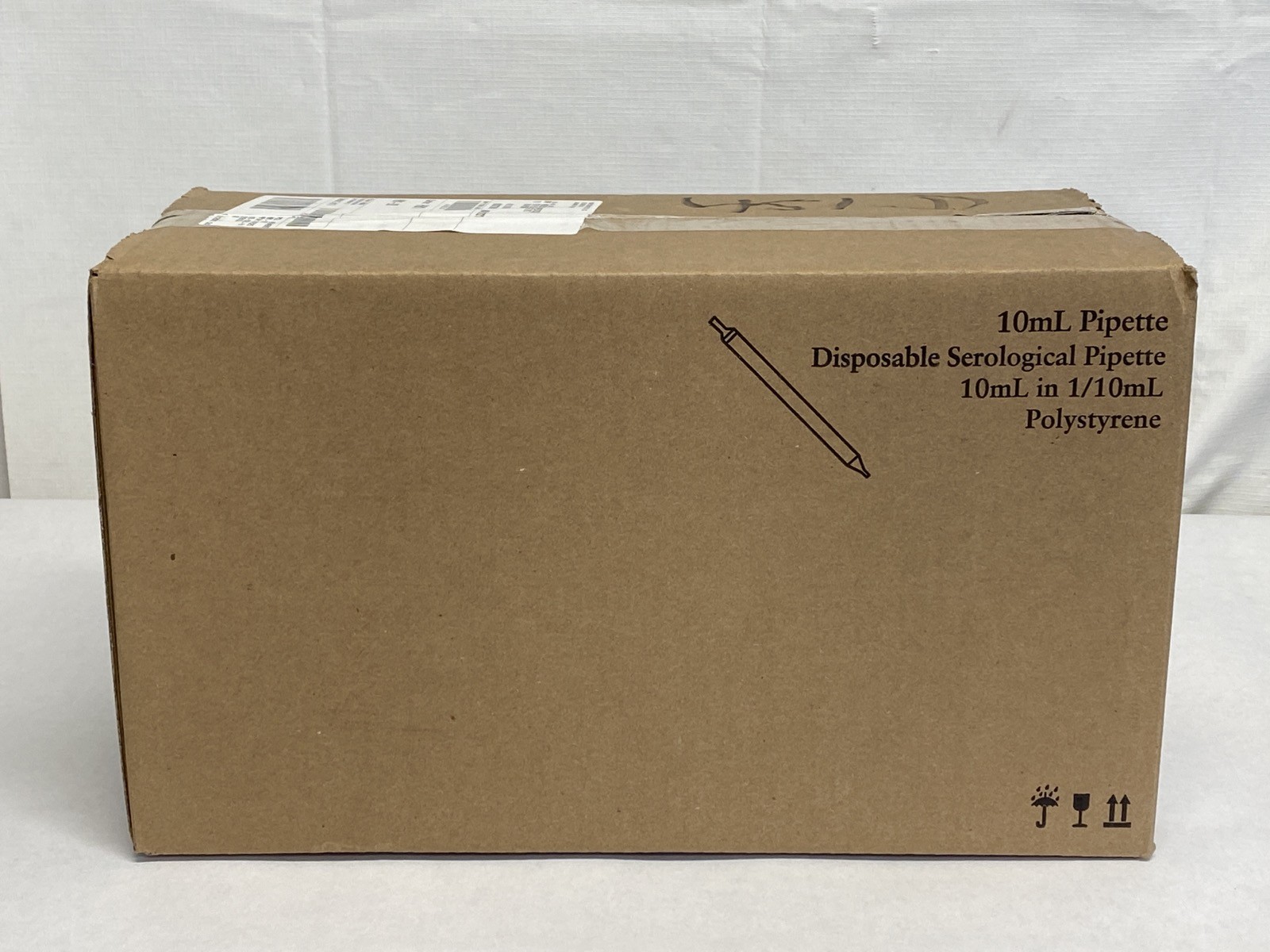 (200/Cs) FISHERBRAND 10mL Disposable Serological Pipettes w/Magnifier 13-676-10J