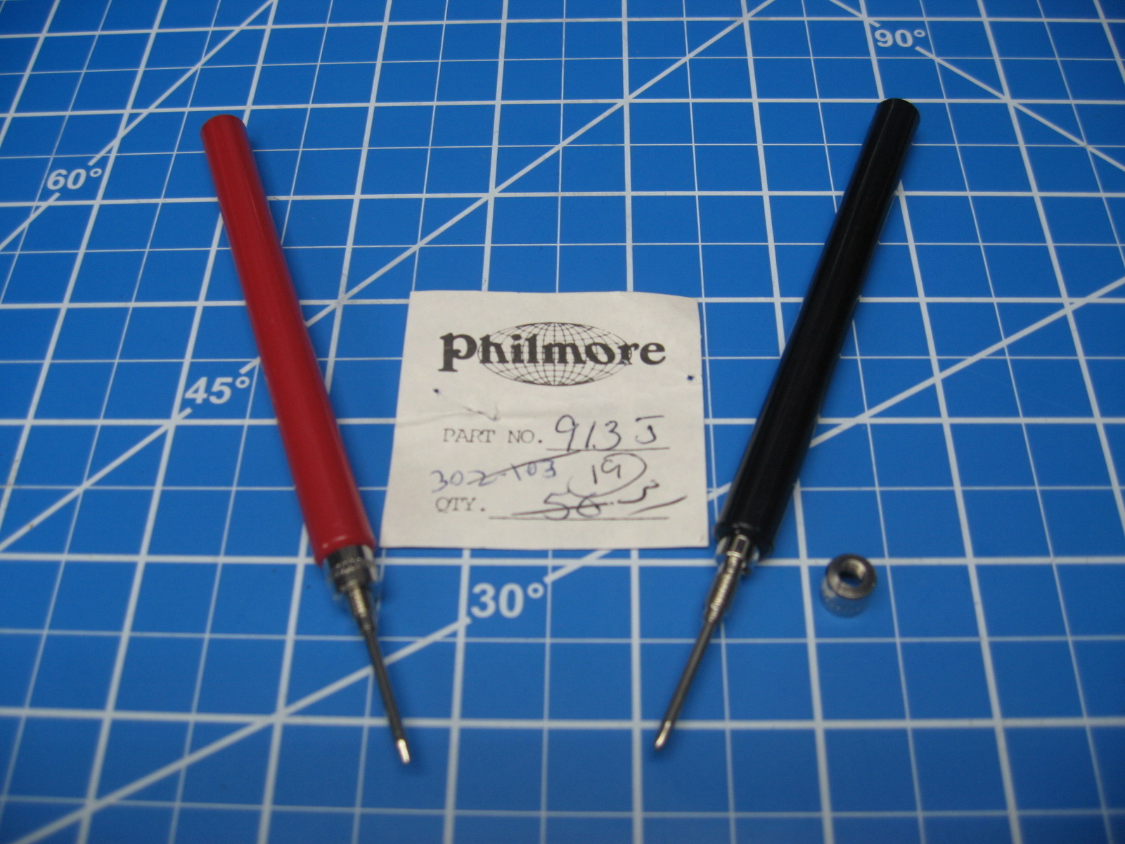 Custom VOM/DVM Test Probe – Vintage Gear – Banana Plugs to Philmore 912J & 913J