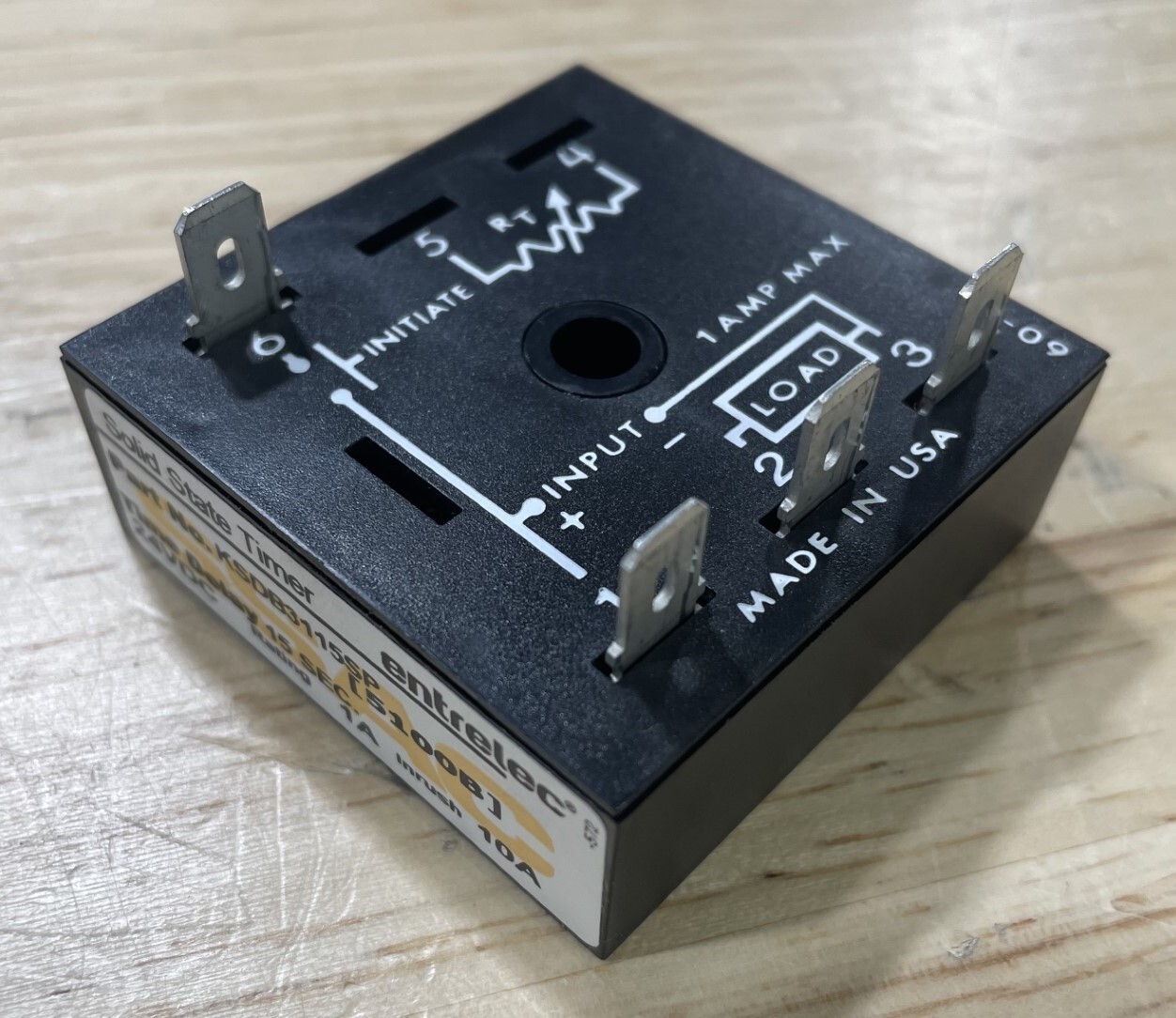 SSAC KSDB3115SP Solid State Timer 15 Sec. Time Delay, 1A 24 VDC