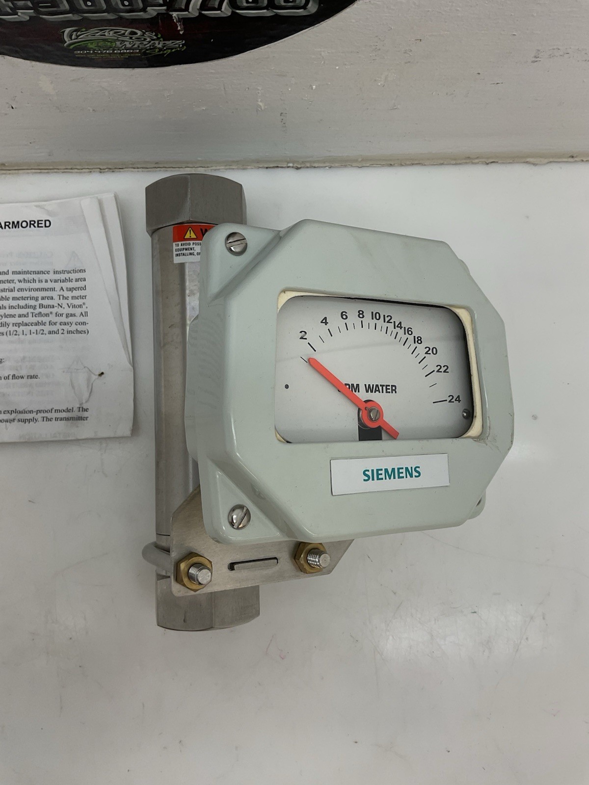 Siemens 1” Stainless 55-200 Wallace Tiernan Flowmeter 5520M02114XUXUX NEW