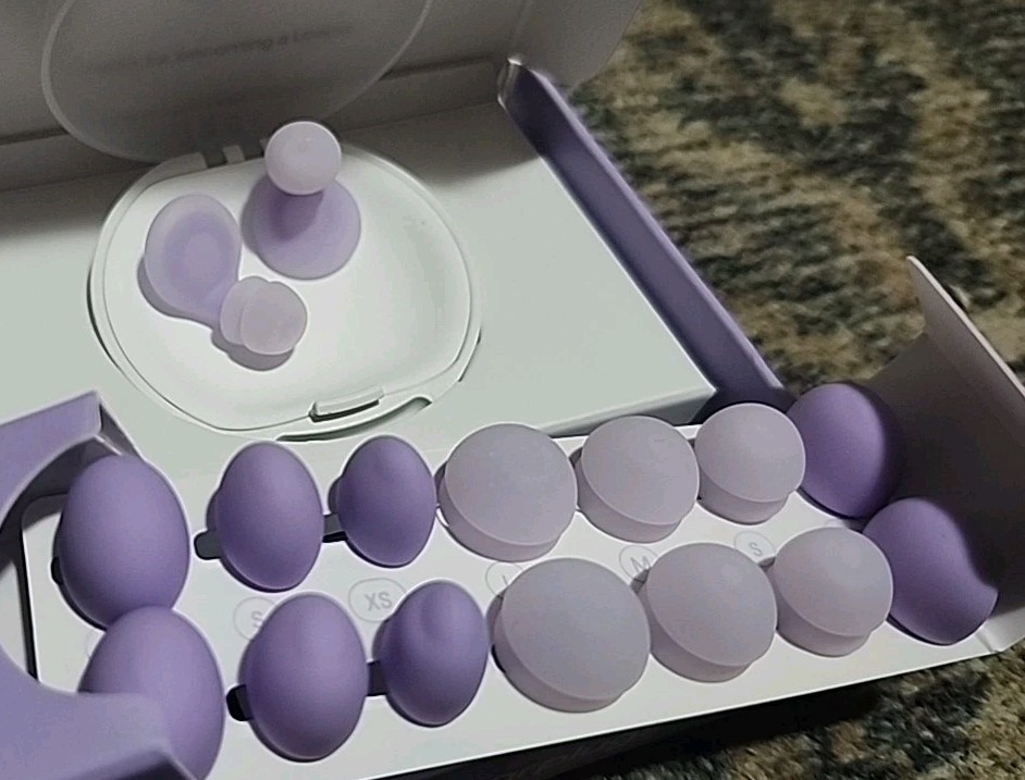 Loop Dream Silicone/Memory Foam Tips Sleeping Comfortable Lilac