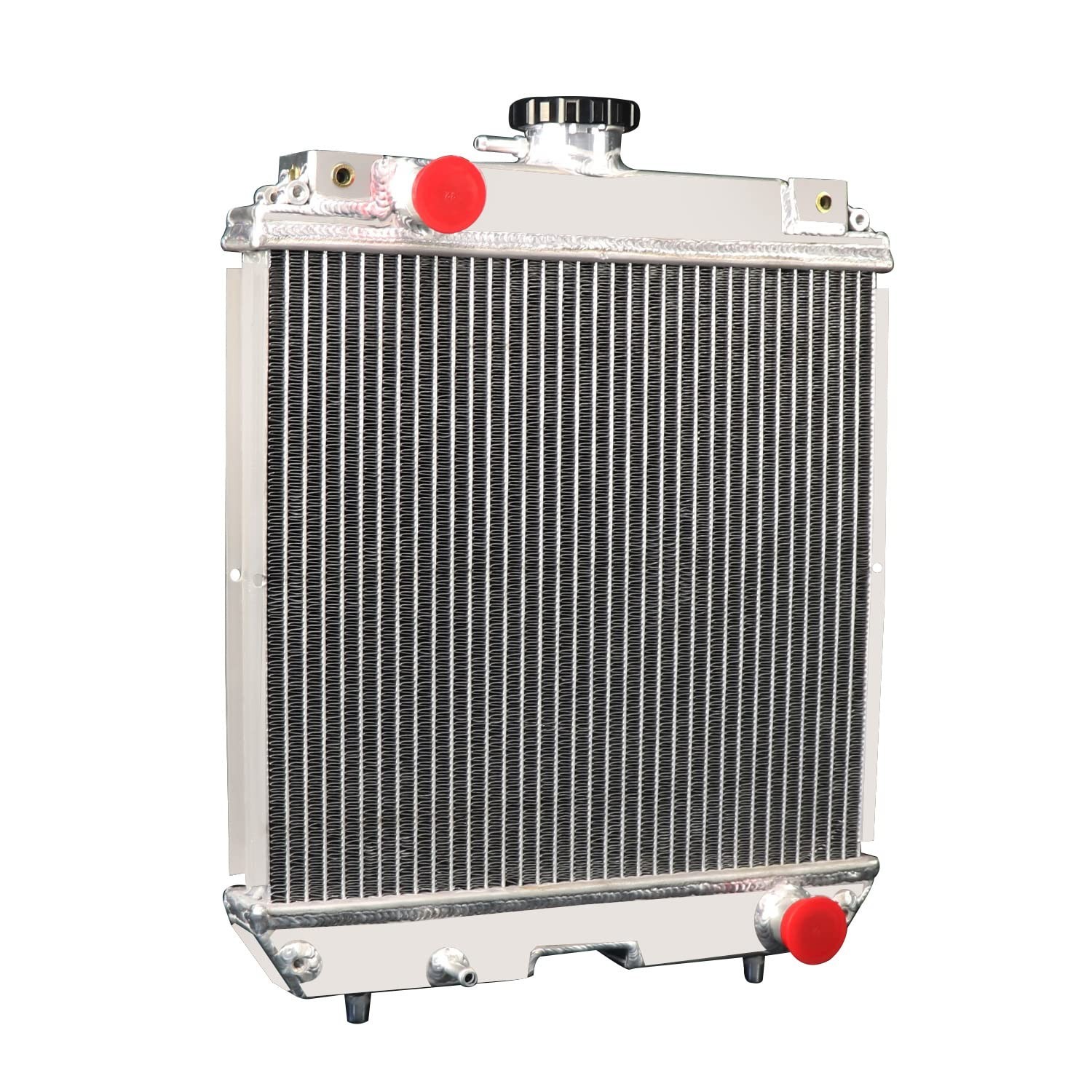Aluminum Radiator for Kubota ZZD18 ZD18F ZD21 ZD21F GR2100 GR2110 2 Row Core