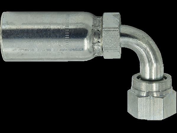 (Lot of 10) FJX90-08-08 1/2″ x Female JIC 90° Crimp On Hose Fitting – 08U-668
