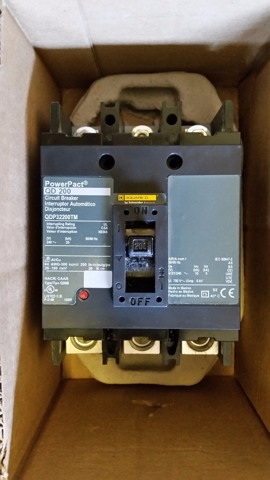 Original QE3200VH replacement kit for new style M01 Meter Stack – Stops Theft!