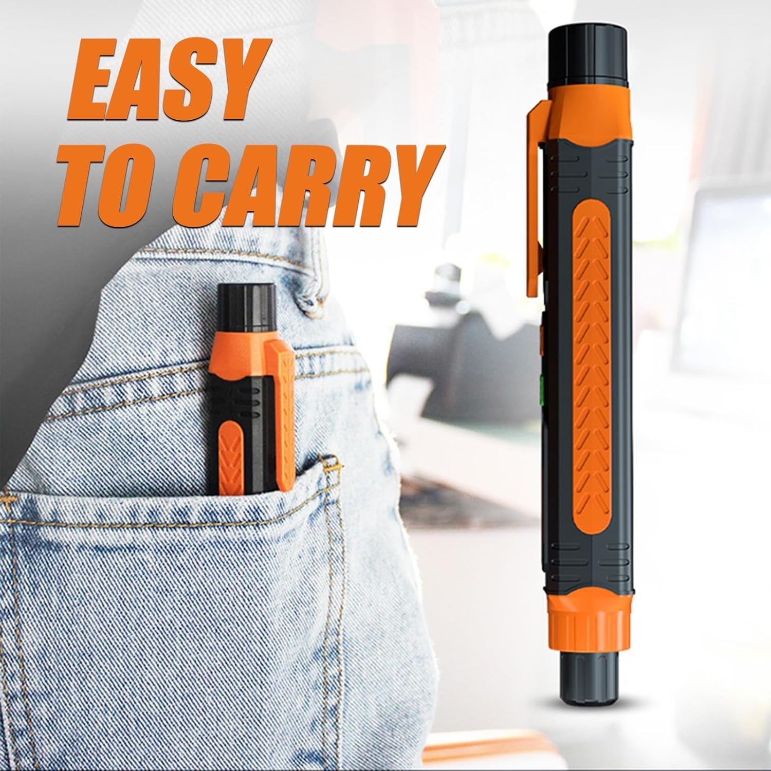 Natural Gas Leak Detector, Portable Gas Sniffer with Audible Propane -50A