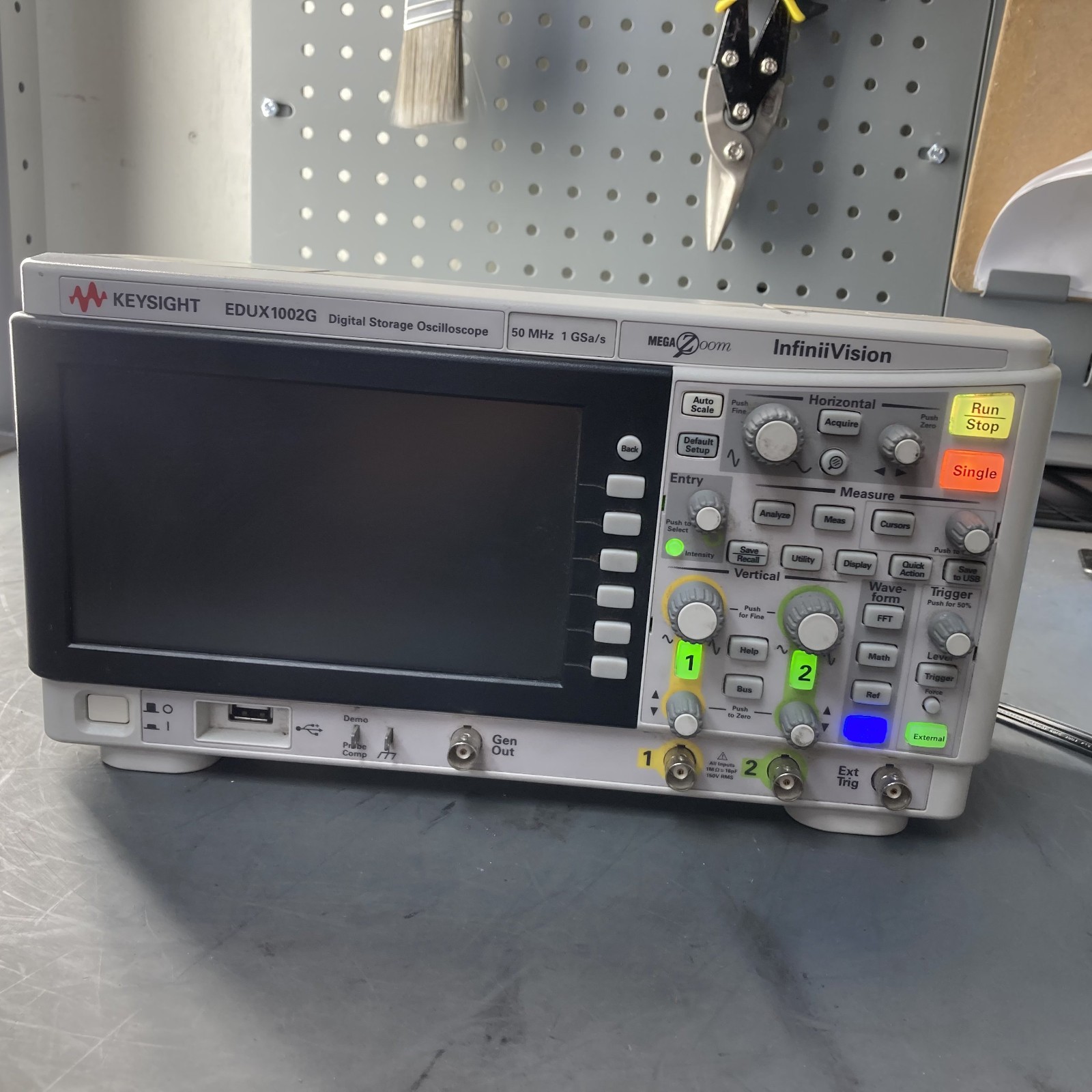 Keysight EDUX1002G Digital Storage Oscilloscope InfiniiVision 50 MHz 2 Channels