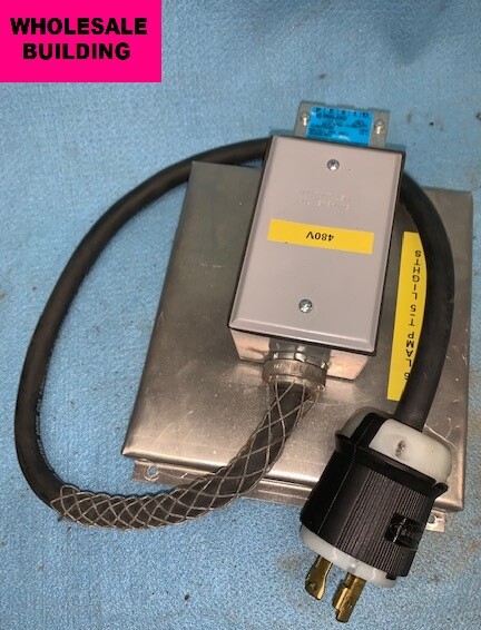 HUBBELL POWER SUPPLY, W/ RELOC WIRING SYSTEM, 30″ CORD, HBL2731