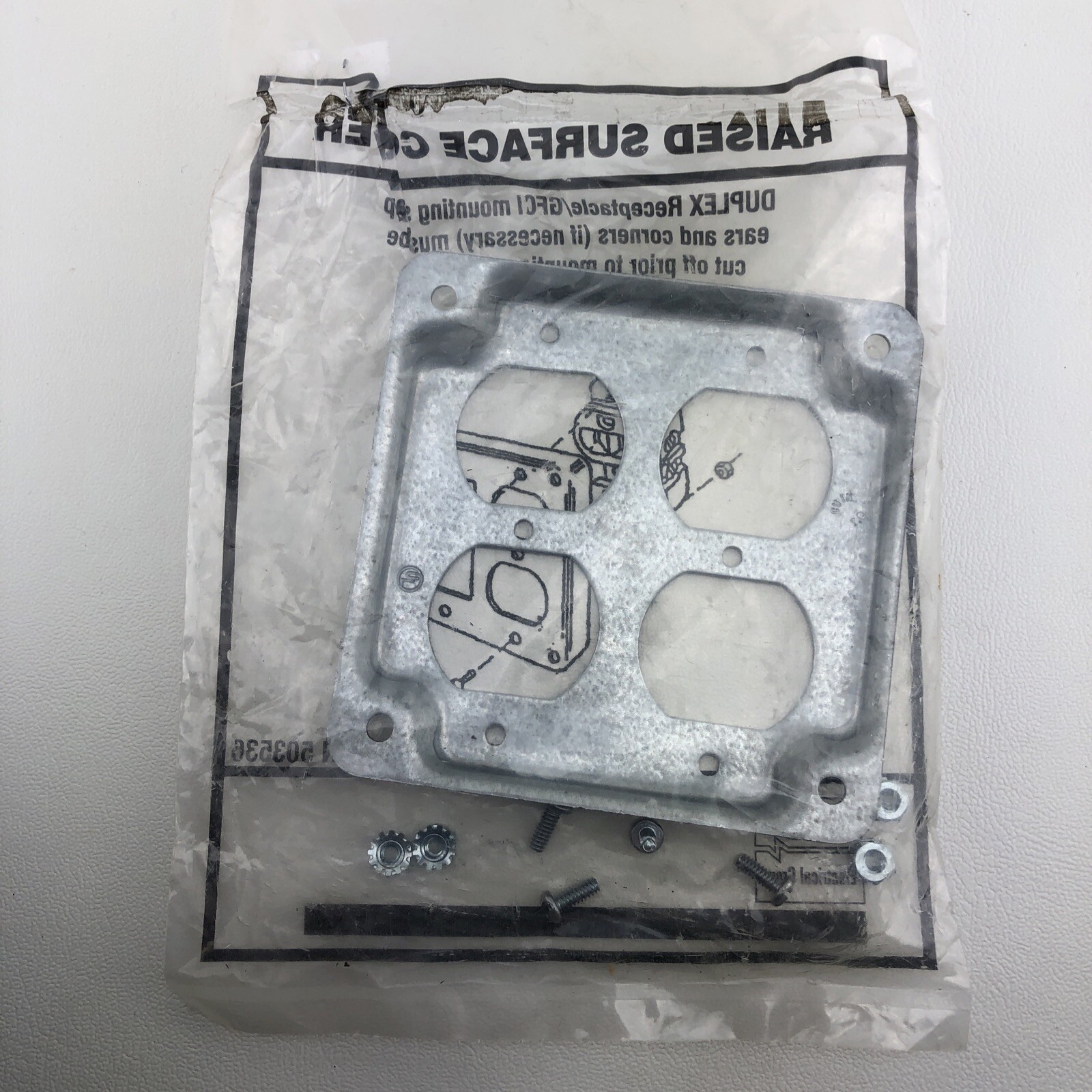 EGS 503536 Raised Surface Cover Duplex Receptacle GFCI SS NEW USA Shipper
