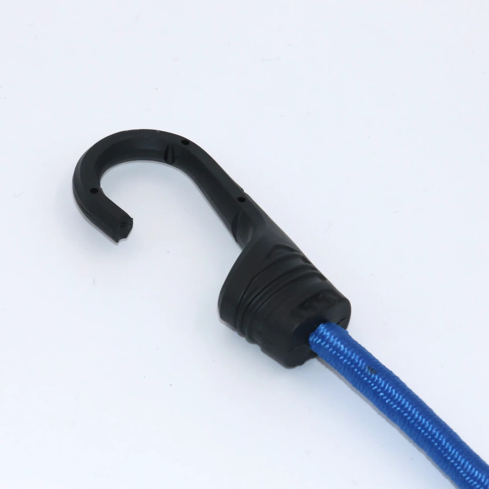 6 Pack 18 inch Secure Load Packaging Standard Stretch Bungee Cords, Steel Hooks