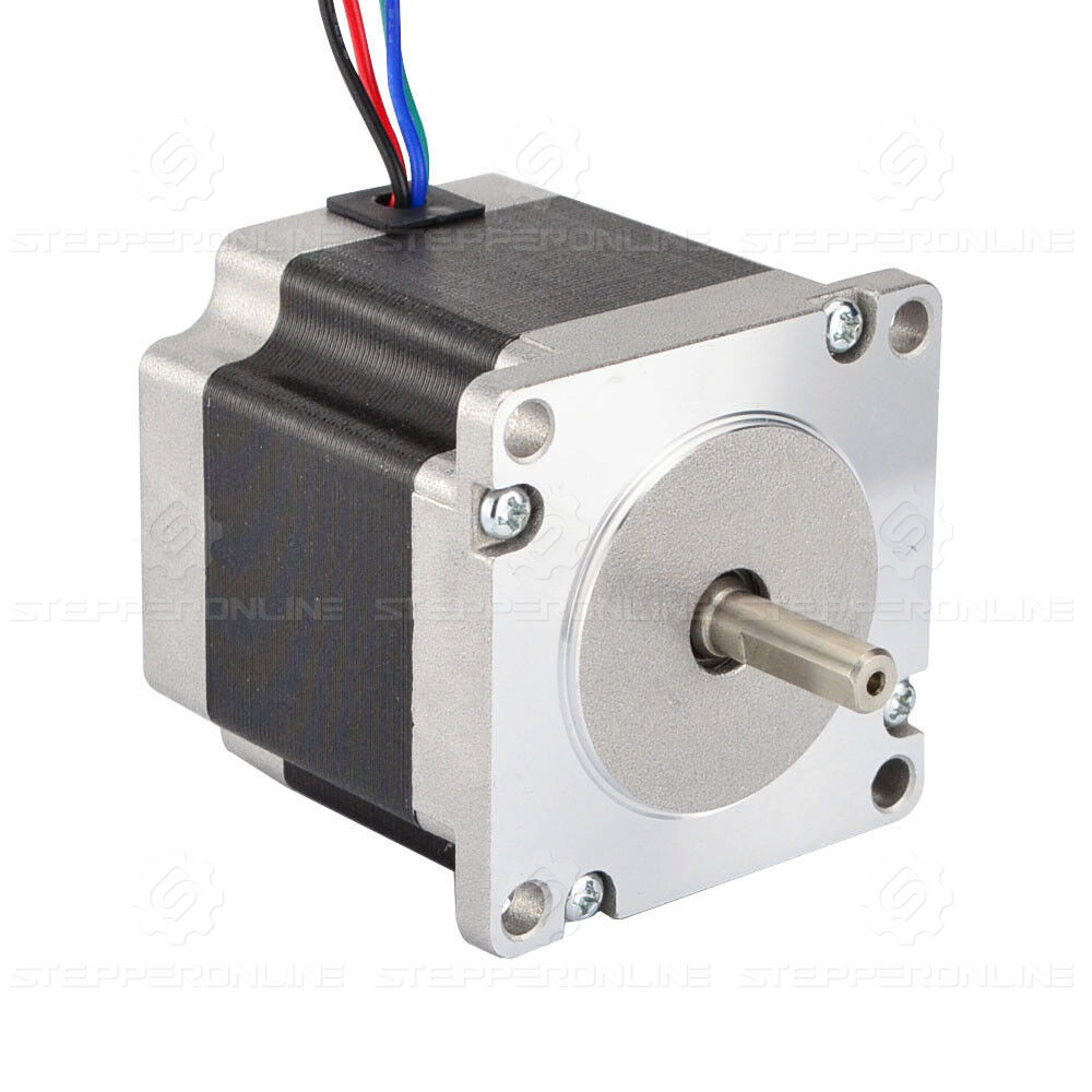 STEPPERONLINE Nema 23 Stepper Motor 0.9deg 1.26Nm(178.4oz.in) 2.8A 56mm 4 Wires