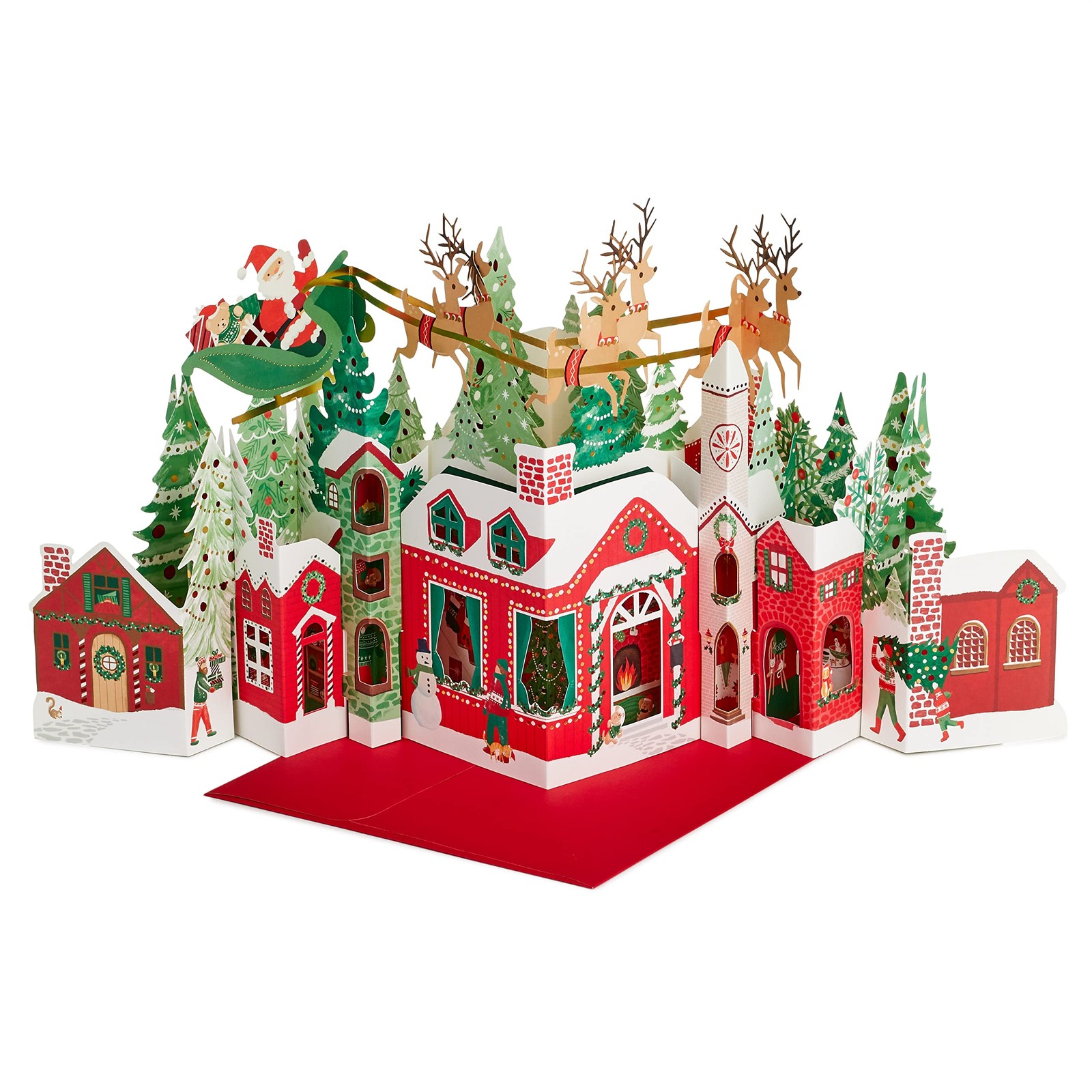 Hallmark Paper Wonder Pop Up Jumbo Jumbo, Up, Christmas Village