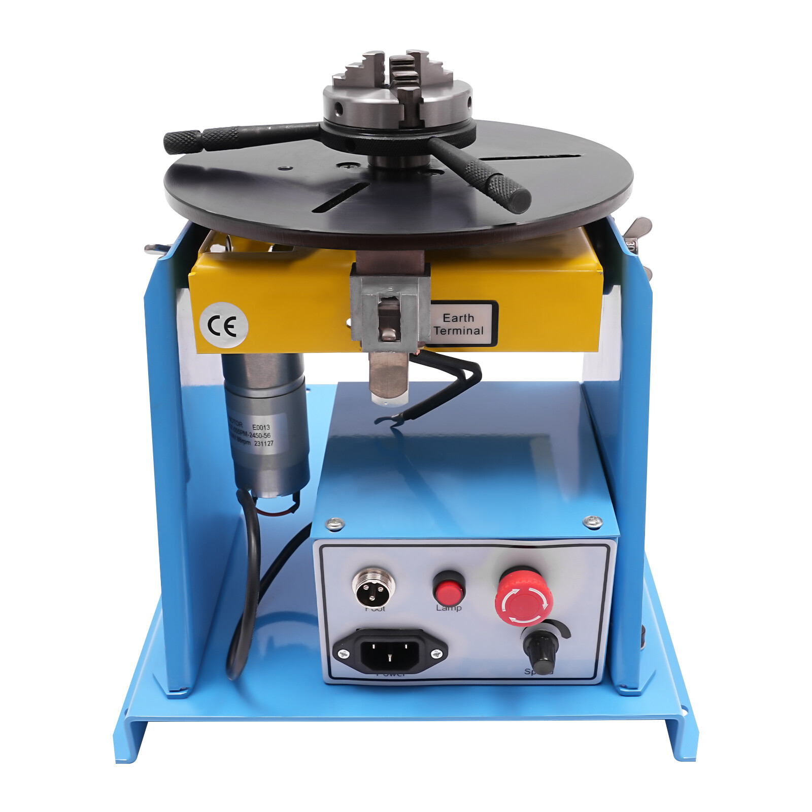10KG Rotary Welding Positioner Turntable Table Welding Position 0-90° 1-12rpm
