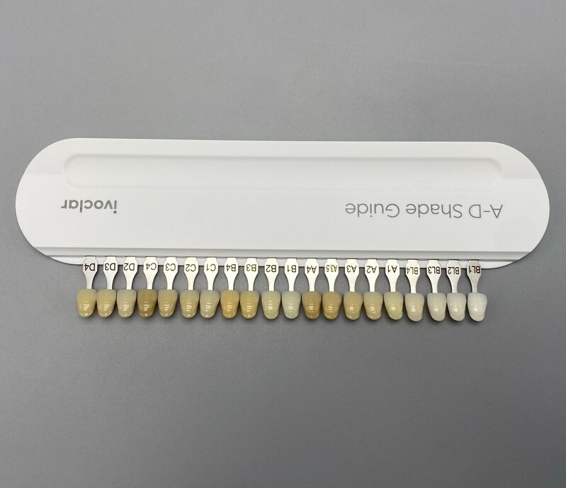 Ivoclar Vivadent Dental Shade Guide A-D 20 IPS Natural Die ND1-9 Bleach Teeth US