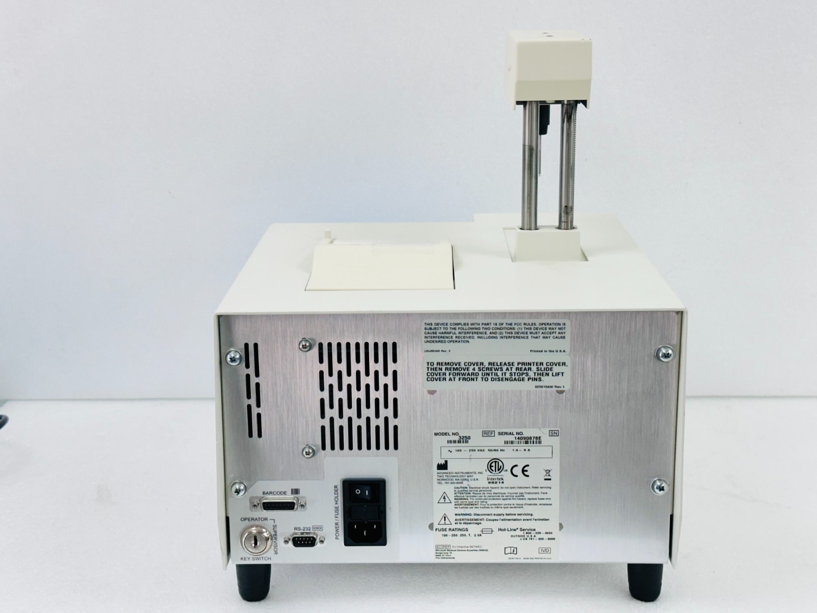 Advanced Instruments Model 3250 Automated Single-Sample Osmometer SEE PIC 7&8 🚚