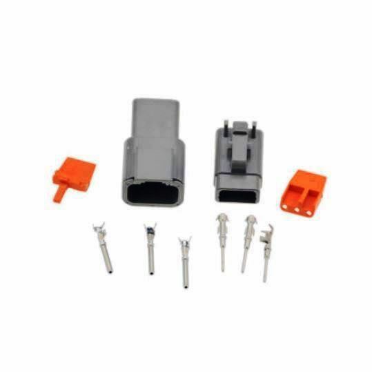 OEM Gray Deutsch DTM 2 3 4 6 8 12 Pin Connector Electrical Kit 20-24 AWG