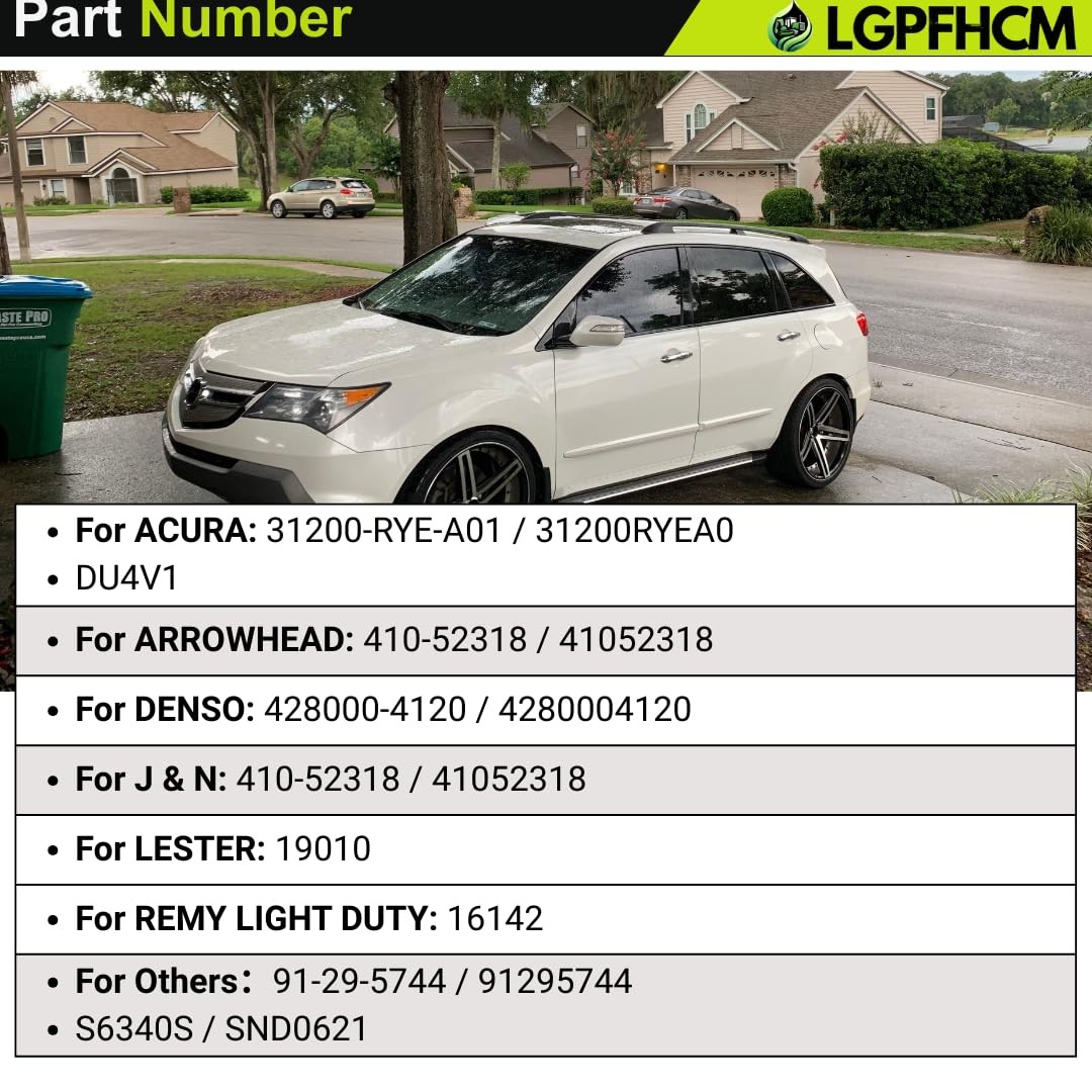 410-52318 Starter Motor Compatible with Acura MDX 2007 2008 2009 V6 3.7L | # 428